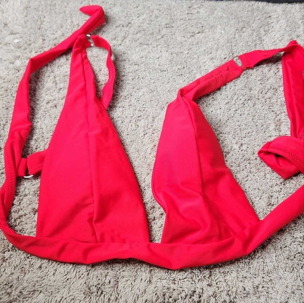 Red Bikini Top - Size S